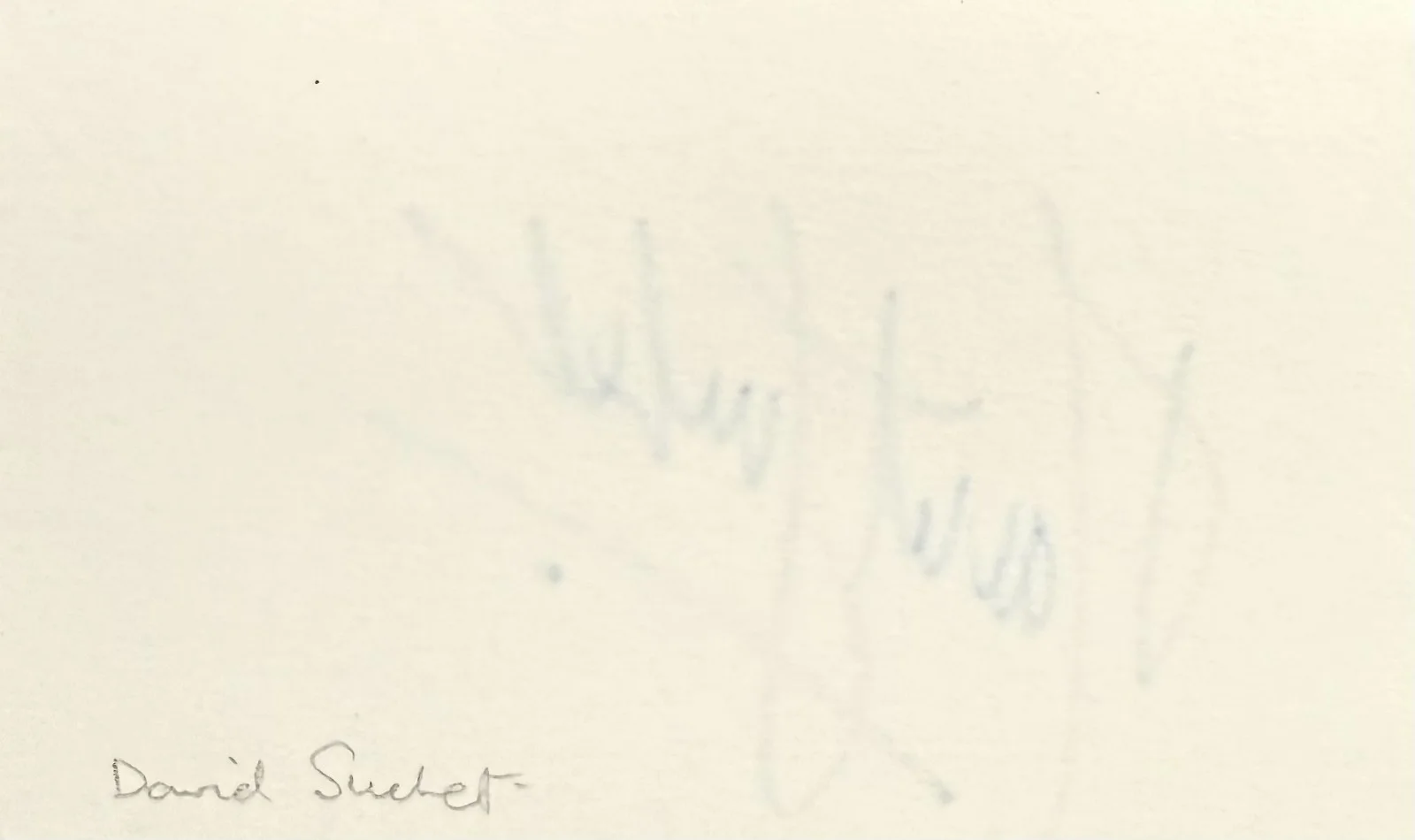 David Suchet — DAVID SUCHET Signed Autograph 3x5 INDEX CARD Evil Under the Sun A Perfect Murder, image 2