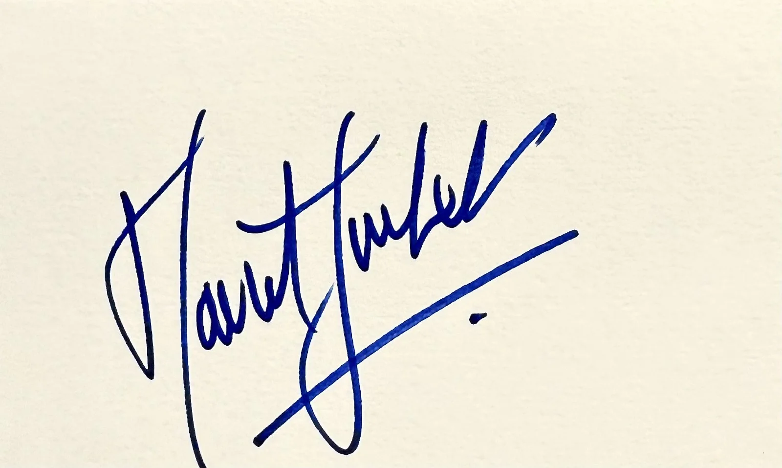 David Suchet — DAVID SUCHET Signed Autograph 3x5 INDEX CARD Evil Under the Sun A Perfect Murder, image 3