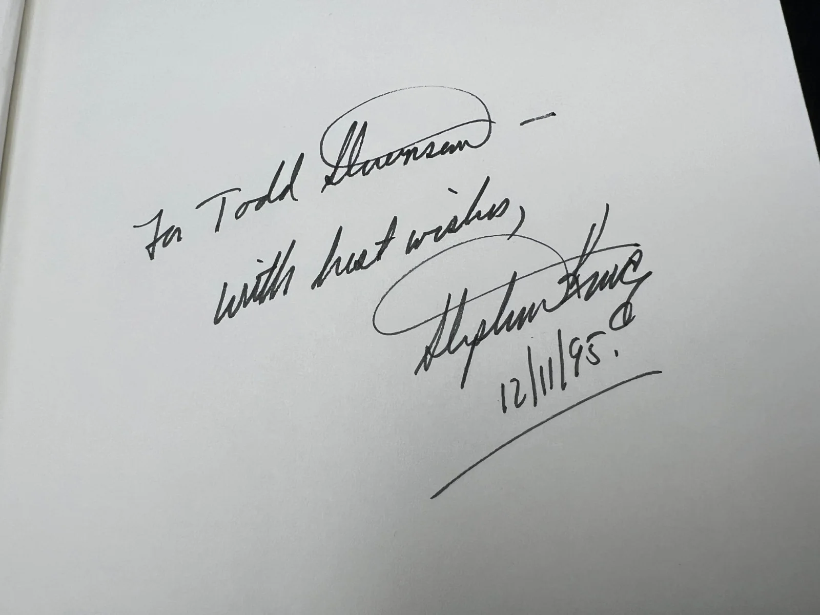 Stephen King — 1978 Stephen King Signed The Stand 1st Edition USA Hardcover Book JSA LOA, image 2
