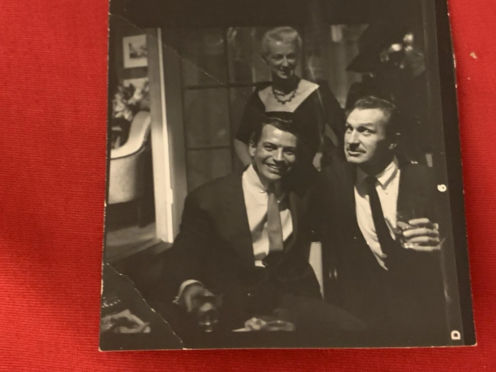 Vincent Price — Vincent Price Estate Candid Double Photo With Second Wife & Richard Egan! 15e, изображение 3