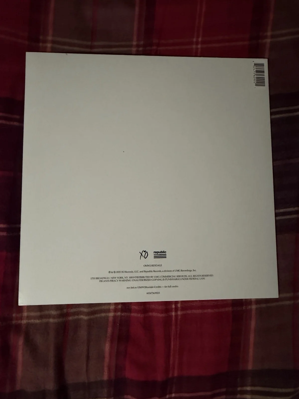 Nav OMW2 Rexdale Signed Vinyl LP Autographed In Person XO Rap Hip Hop, изображение 2