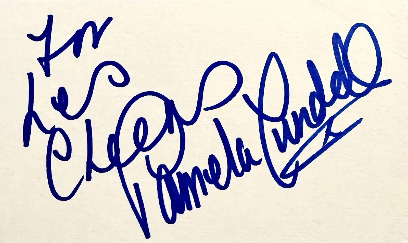 Pamela Cundell — PAMELA CUNDELL Signed Autograph 3x5 INDEX CARD Big Deal Dad's Army The Newcomers, изображение 3