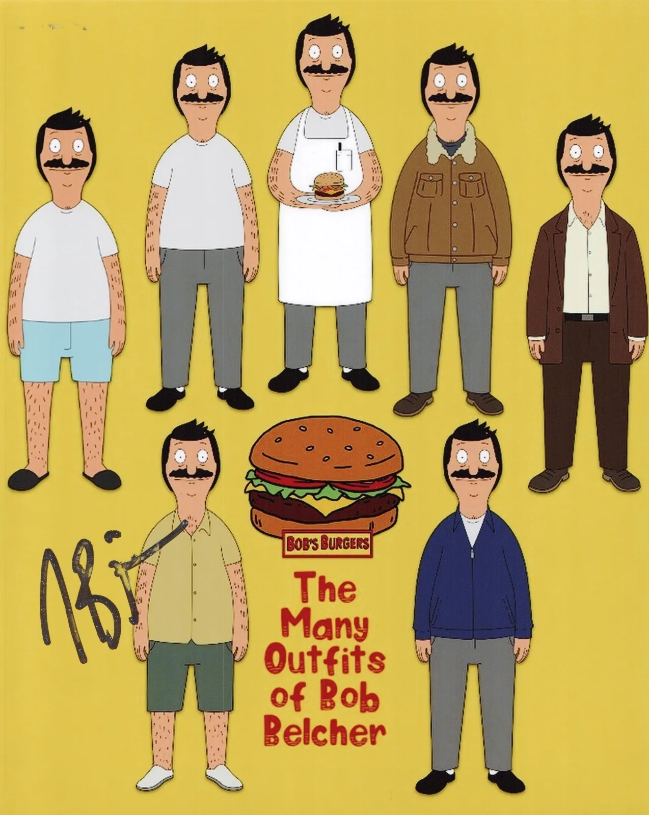 H. Jon Benjamin — H. Jon Benjamin signed autographed 8x10 Photo Bob Belcher Bob's Burgers