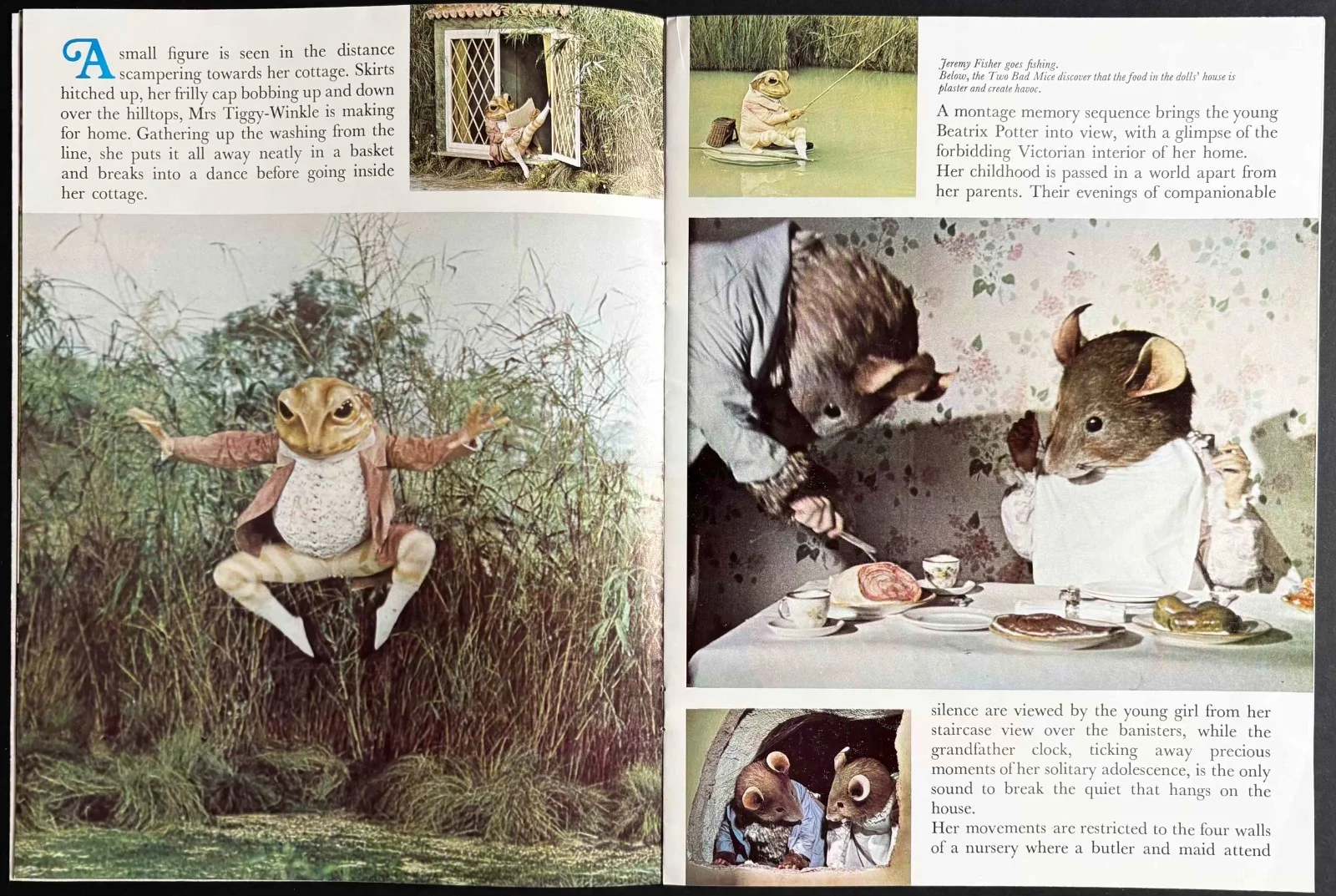 Tales of Beatrix Potter ORIGINAL Film Movie Brochure Royal Ballet 1971, изображение 3