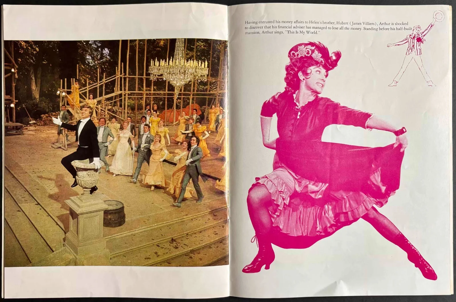 Half a Sixpence ORIGINAL Film Movie Brochure Tommy Steele 1967, изображение 3