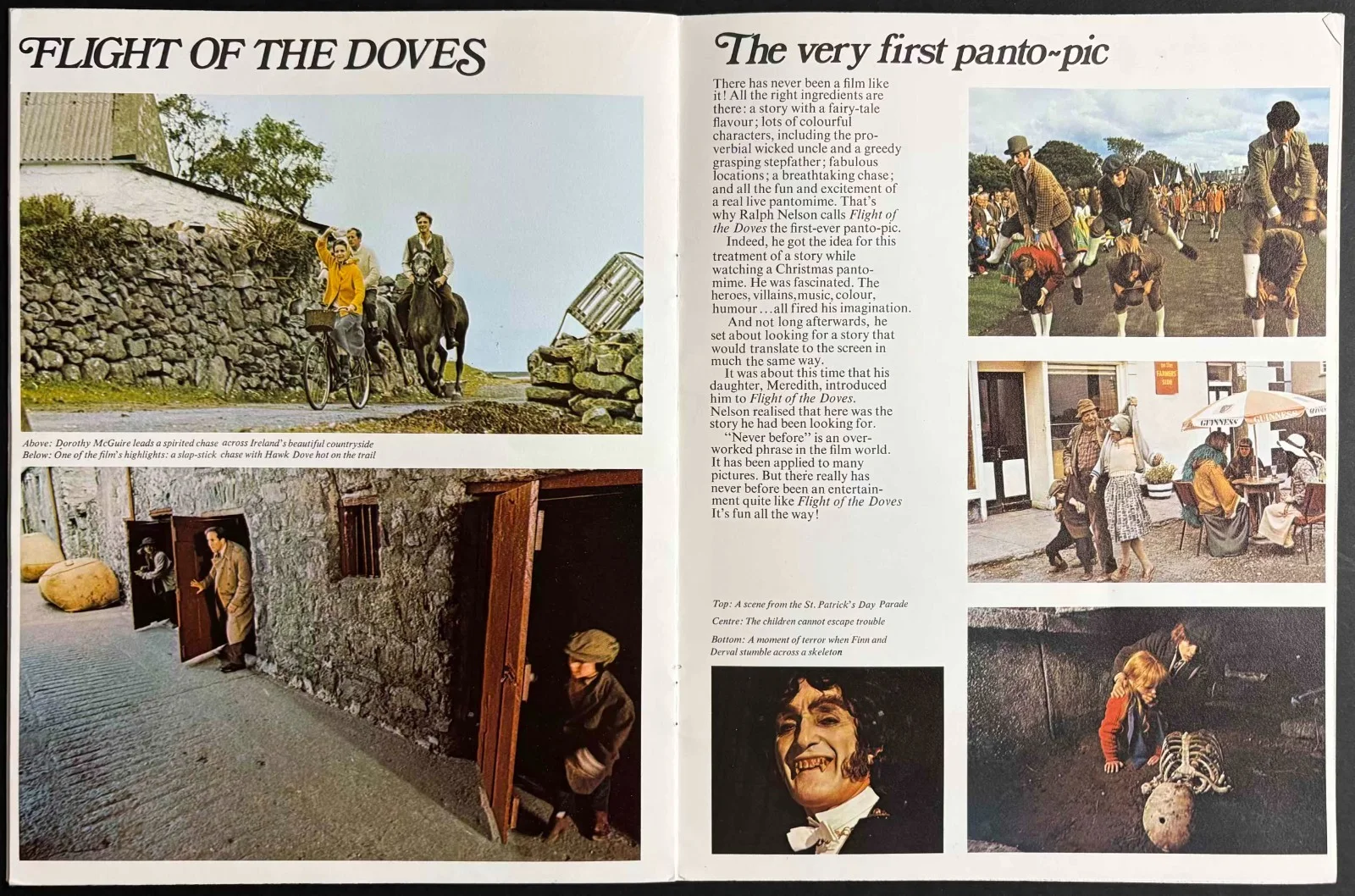 Flight of the Doves ORIGINAL Film Movie Brochure Ron Moody Jack Wild 1971, изображение 3