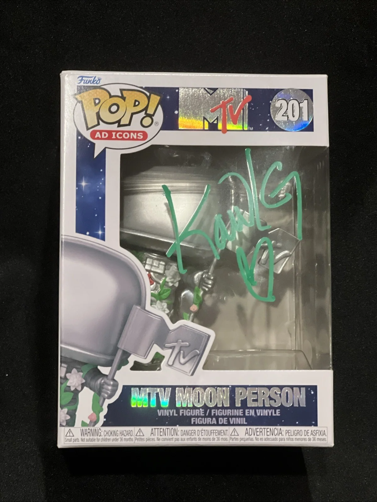 Karol G — Karol G Signed MTV Moon Person Latin Billboards Singer Funko #201 JSA Authentic