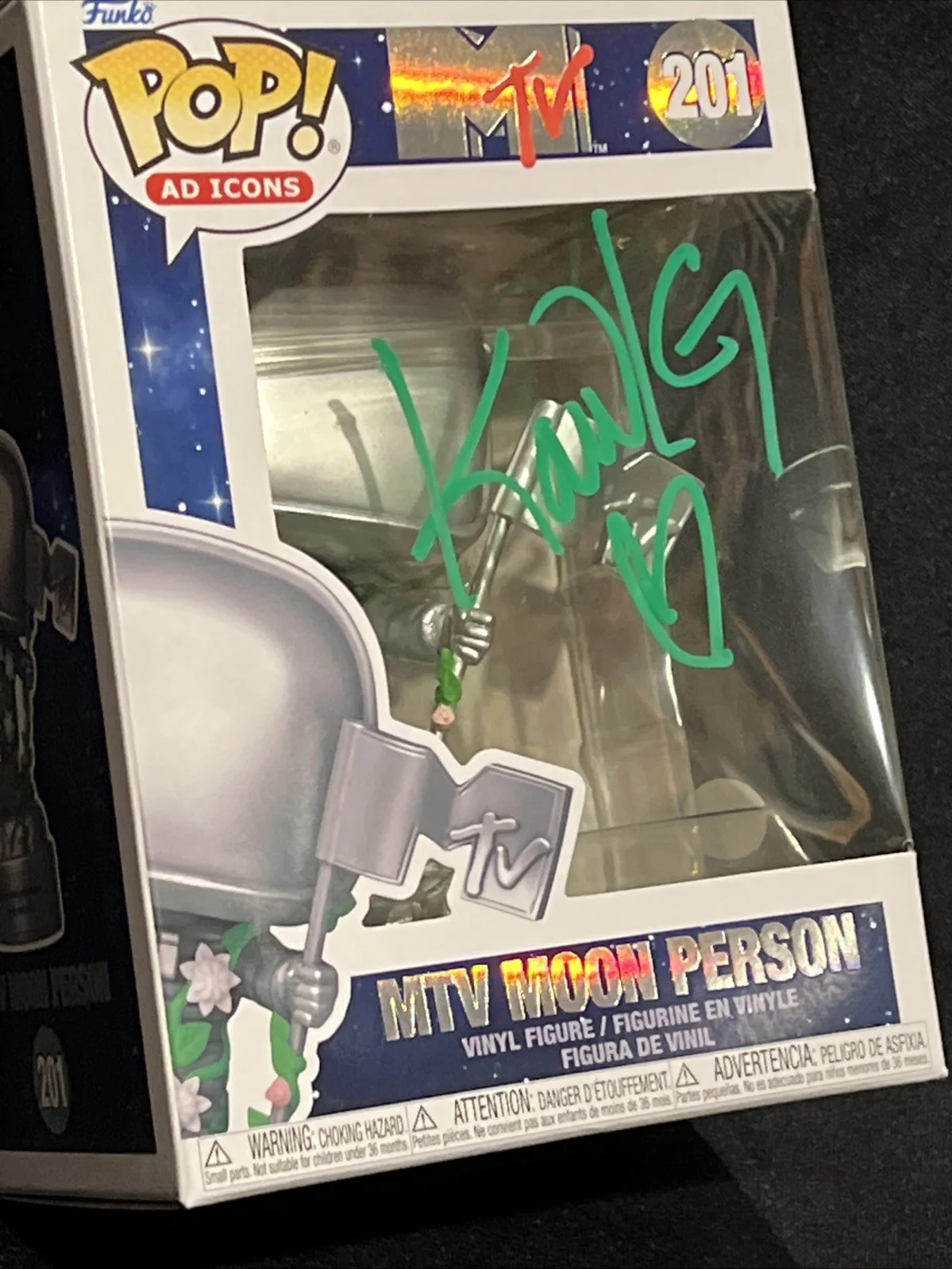 Karol G — Karol G Signed MTV Moon Person Latin Billboards Singer Funko #201 JSA Authentic, image 2