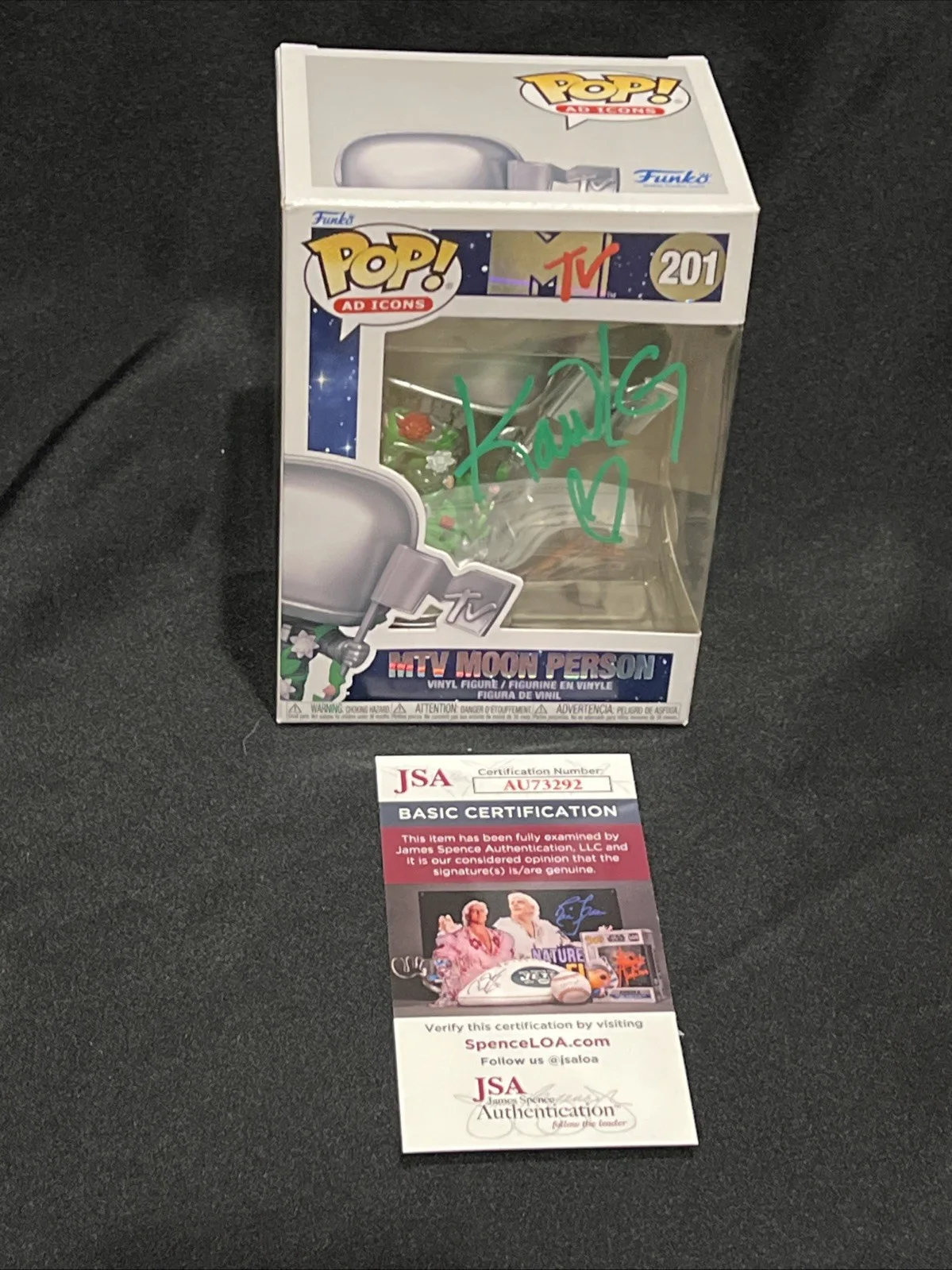 Karol G — Karol G Signed MTV Moon Person Latin Billboards Singer Funko #201 JSA Authentic, image 4