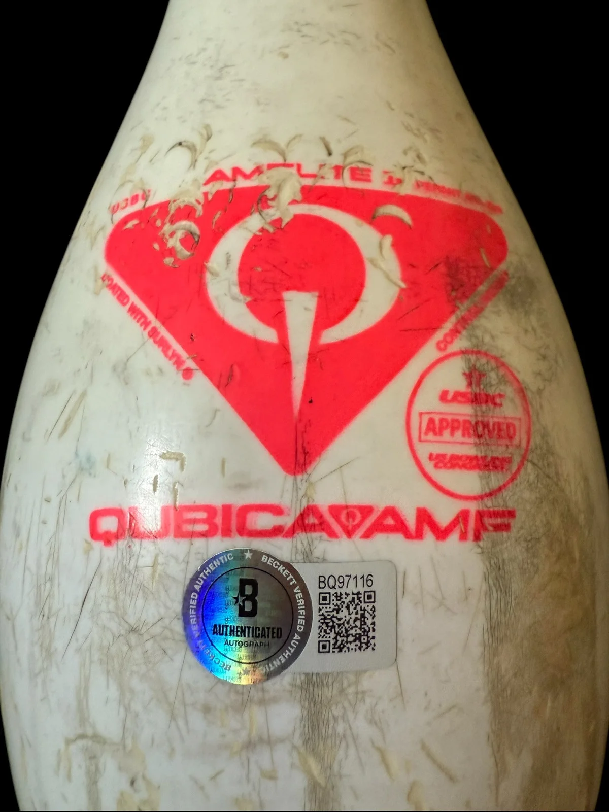 Jeff Bridges — JEFF BRIDGES SIGNED BOWLING PIN THE DUDE THE BIG LEBOWSKI BECKETT BQ97116, image 4