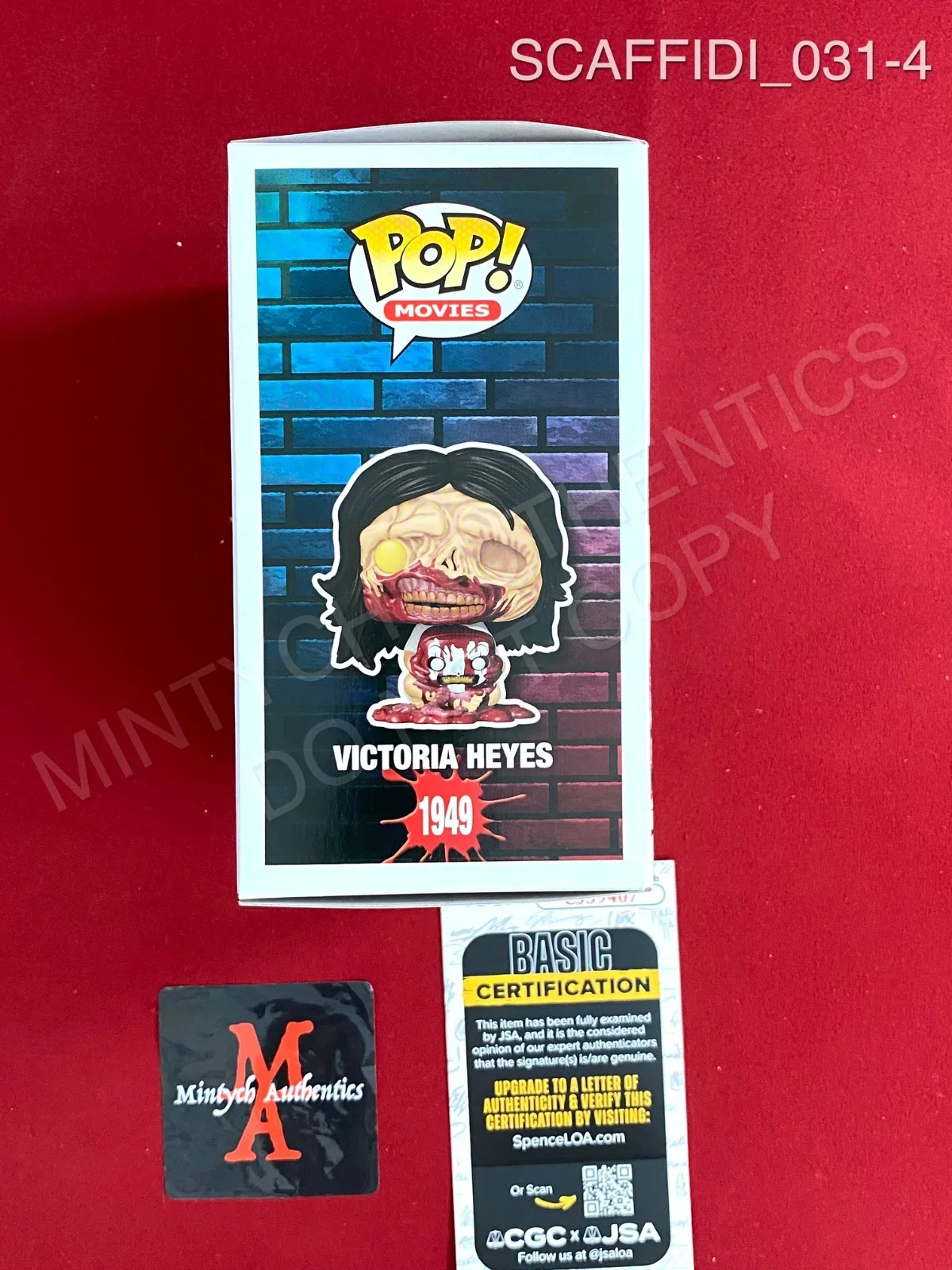 Samantha Scaffidi — Samantha Scaffidi autographed signed Victoria Heyes Funko Pop #1949 JSA COA, image 4