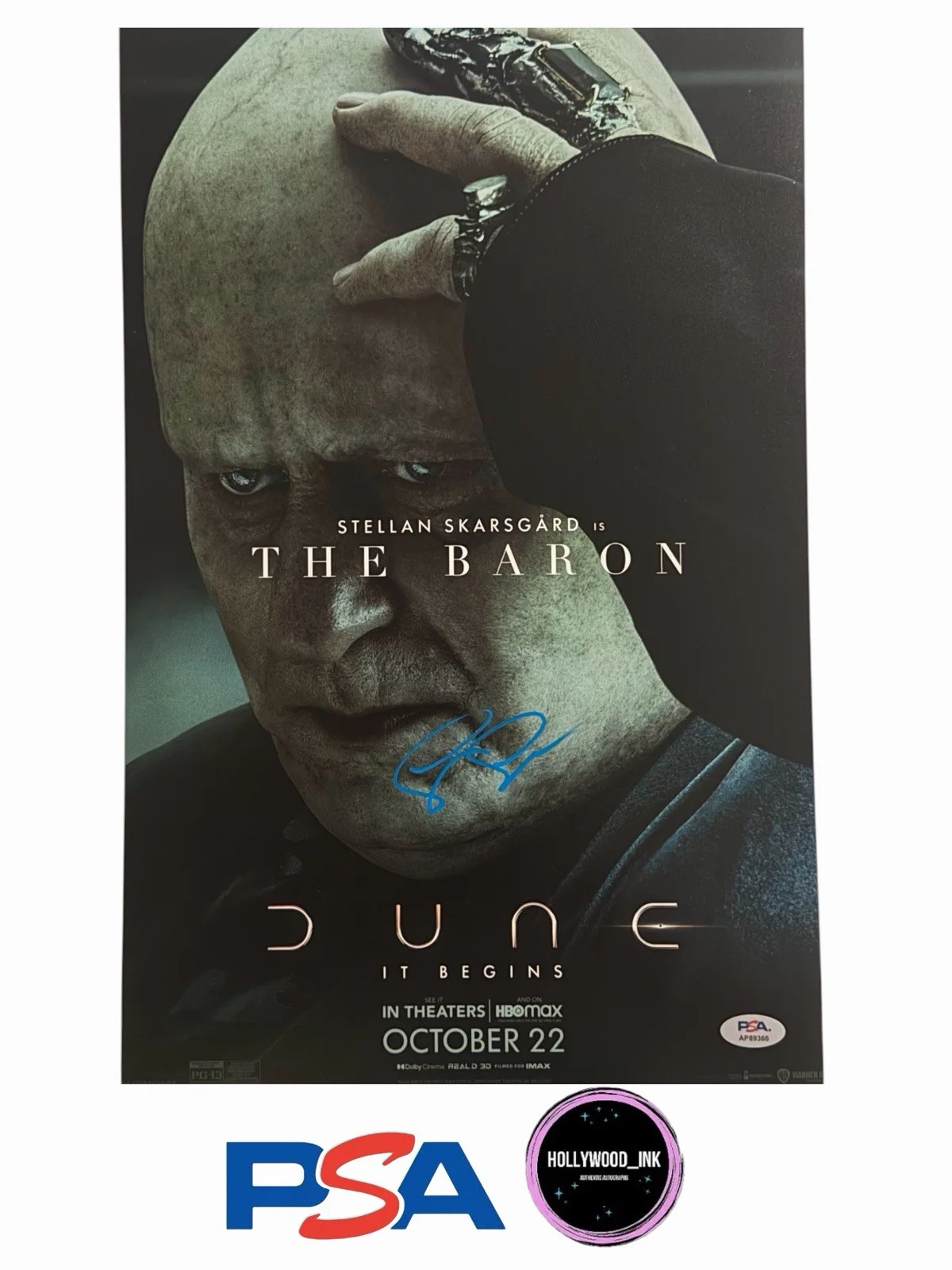 Stellan Skarsgard — STELLAN SKARSGARD 12x18 SIGNED AUTOGRAPH DUNE PHOTO THE BARON PSA DNA-A