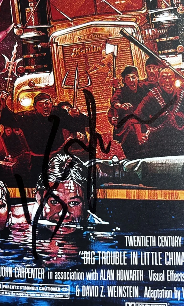 Kurt Russell Signed 12x18 Photo Big Trouble In Little China, изображение 2