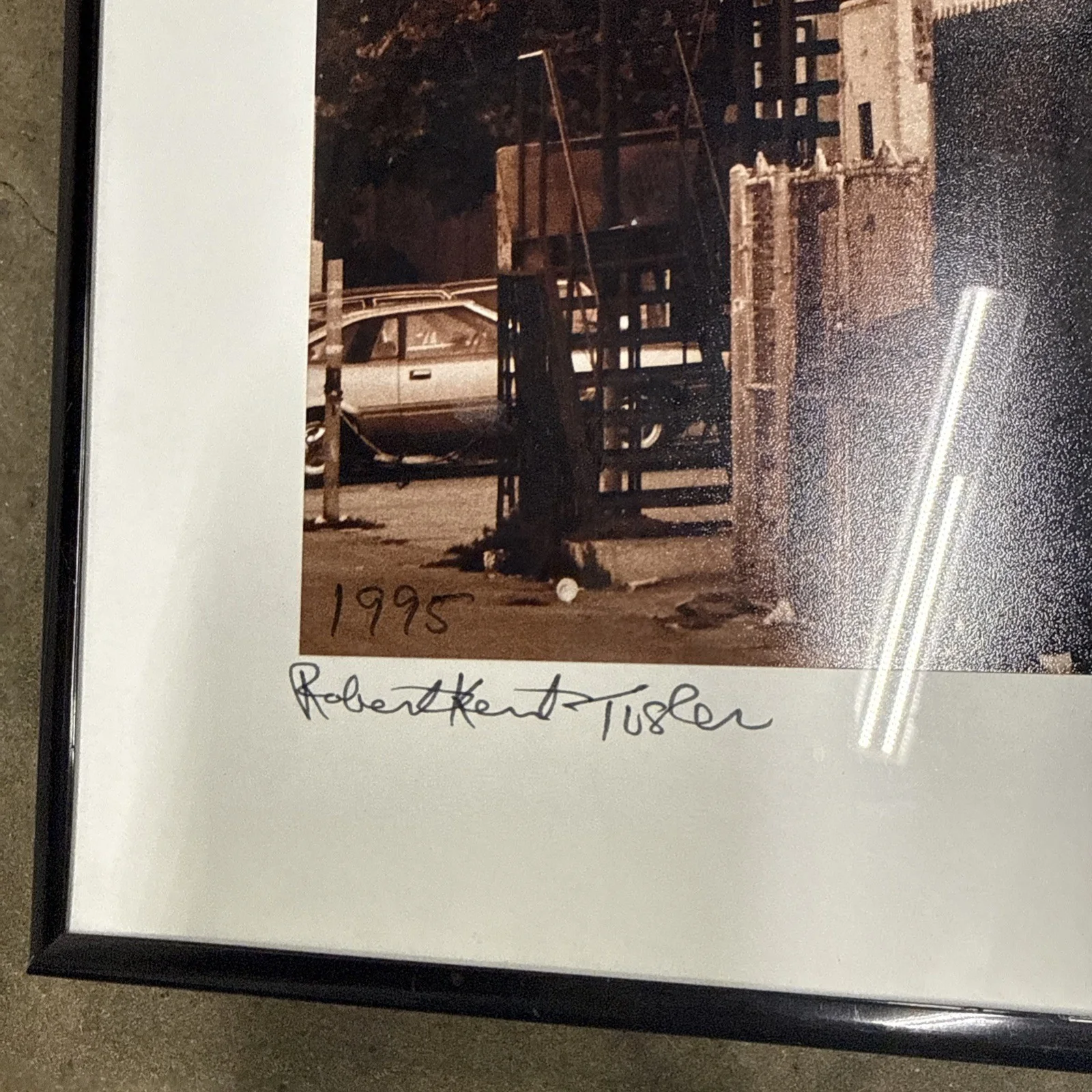 Robert Kent Tusler — Signed Robert Kent Tusler “VENICE” Jim Morrison 1995, image 4