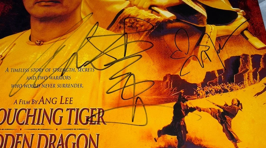 Michelle Yeoh & Ang Lee signed 12x18 Photo Crouching Tiger Hidden Dragon, изображение 2