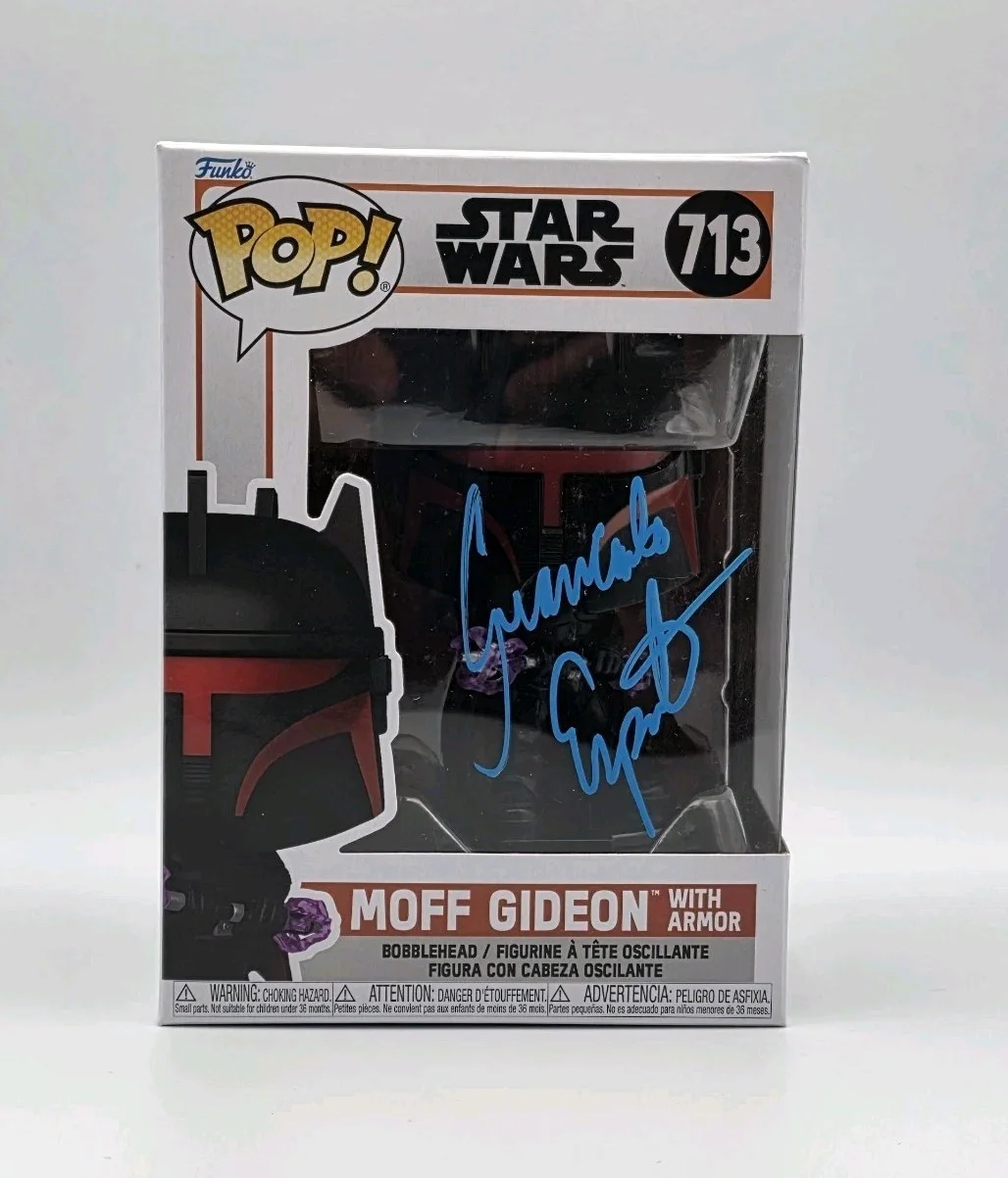 Giancarlo Esposito — Giancarlo Esposito Signed Moff Gideon Star Wars Funko Pop 713 UG COA