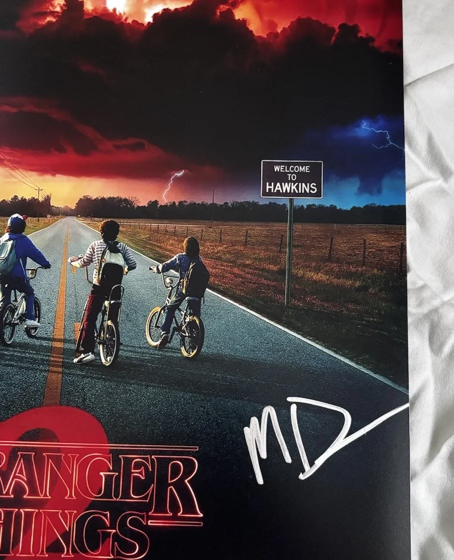 Ross and Matt Duffer Signed 12x18 Photo Duffer Brothers Stranger Things, image 2