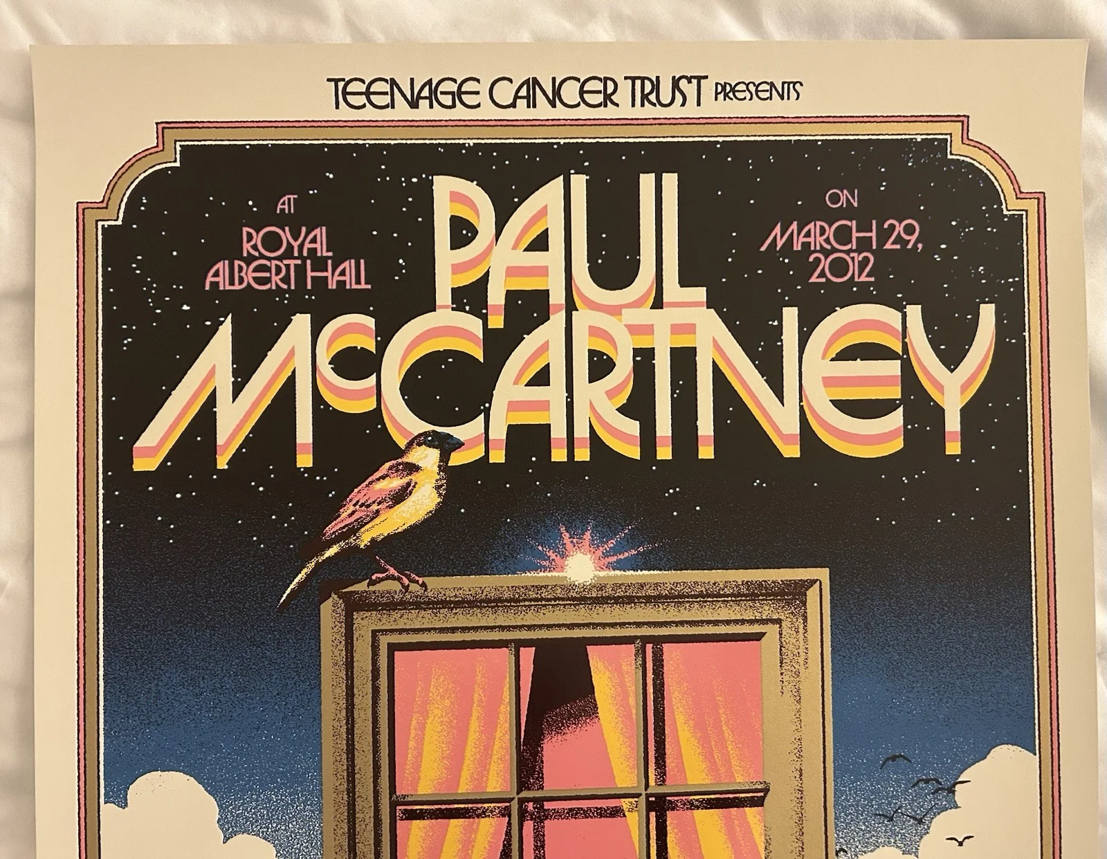 Paul Mccartney Signed Poster A2 Print Limited /100 2012 Royal Albert Hall COA, image 5