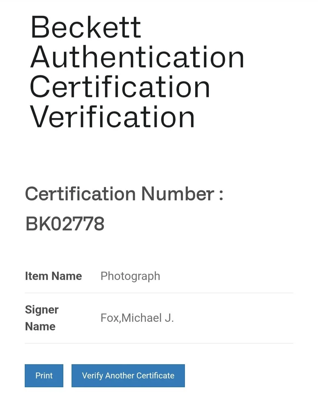 Michael J Fox — Michael J Fox Authentic Signed 8x10 Photo W/ BAS COA Back To The Future, image 3