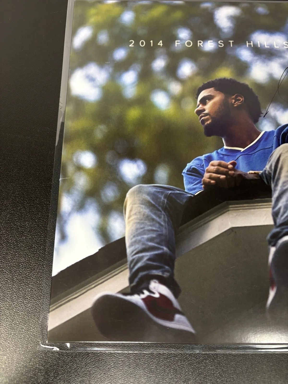 J. Cole Autographed 2014 Forest Hills Drive Vinyl Album Signed Music JSA COA, image 3
