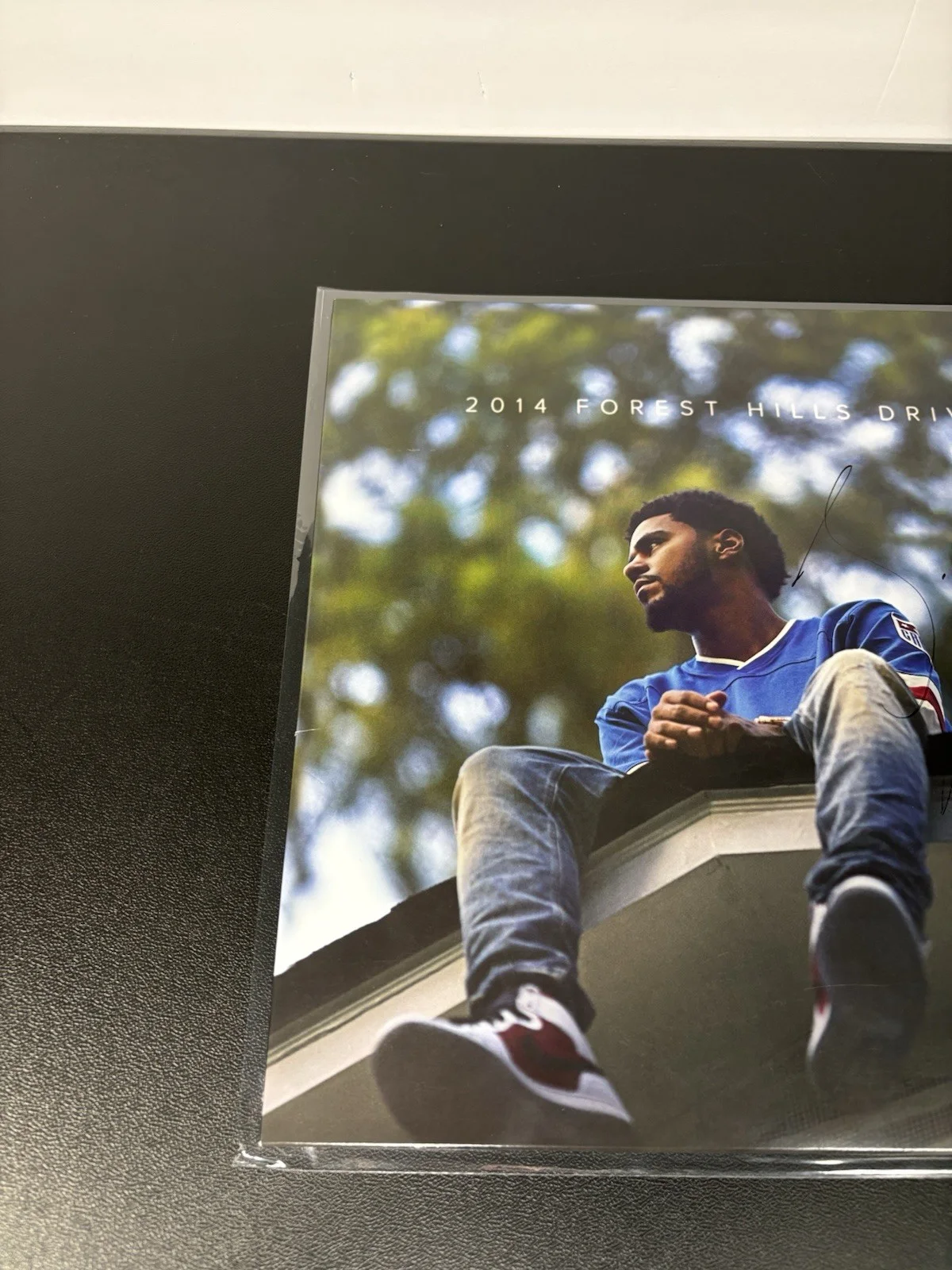 J. Cole Autographed 2014 Forest Hills Drive Vinyl Album Signed Music JSA COA, image 5