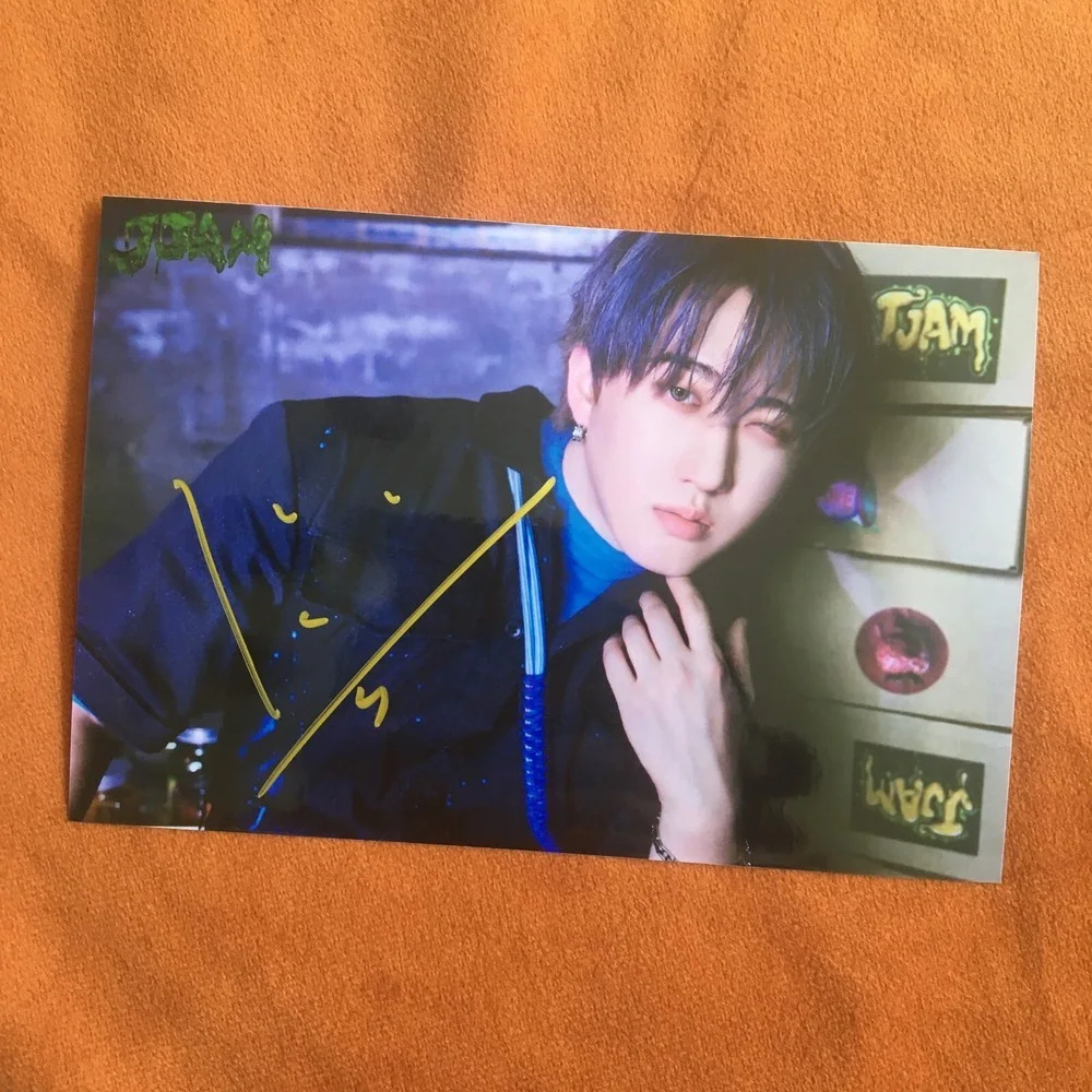 Stray Kids SEO CHANG BIN Photo JJAM Autographed Signed KPOP Collection 4*6, изображение 3