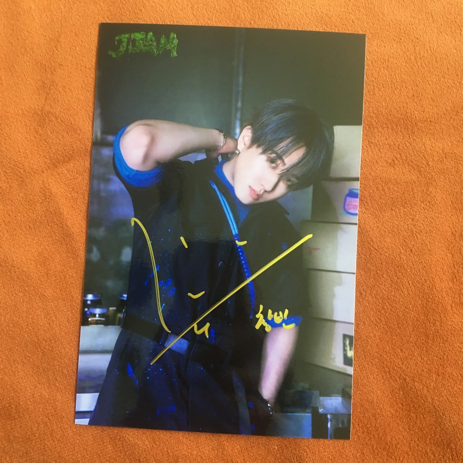 Stray Kids SEO CHANG BIN Photo JJAM Autographed Signed KPOP Collection 4*6, изображение 5