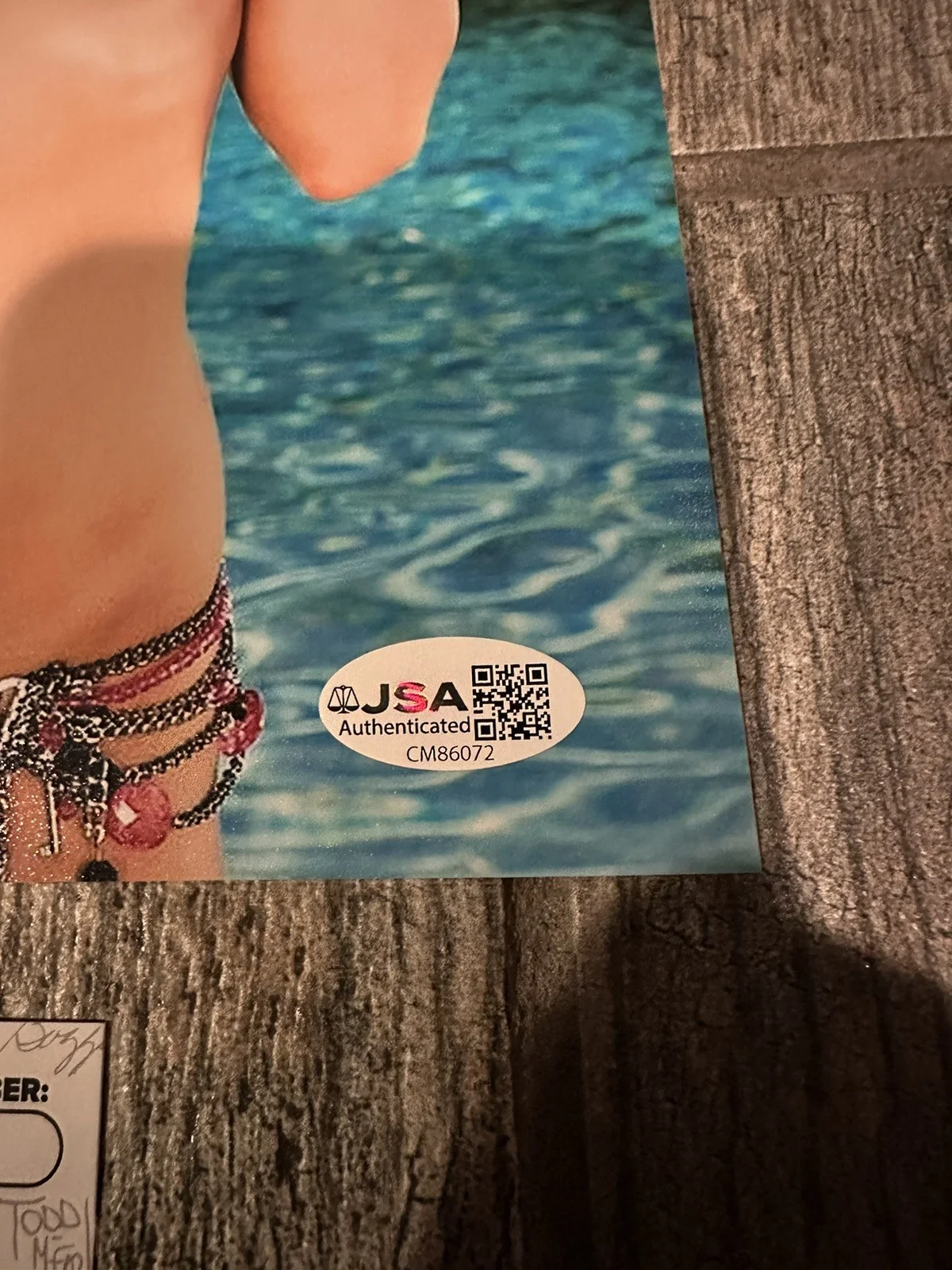 TEAGAN PRESLEY SIGNED 8X10 PHOTO STAR AUTOGRAPHED JSA COA MODEL ADULT AVN 8, image 2