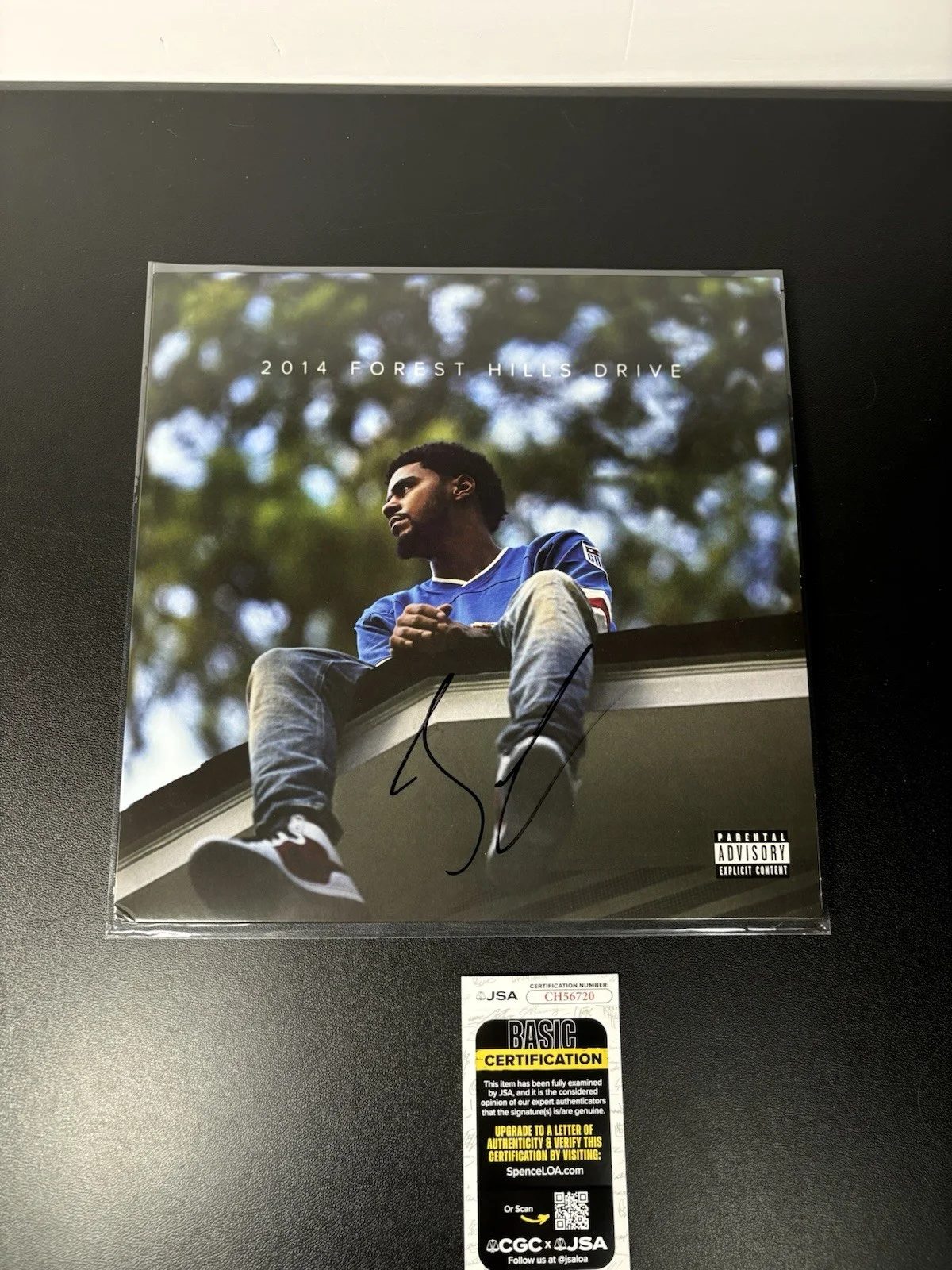 J Cole Autographed Signed 2014 Forest Hill Drive Vinyl LP JSA COA Rare, изображение 2