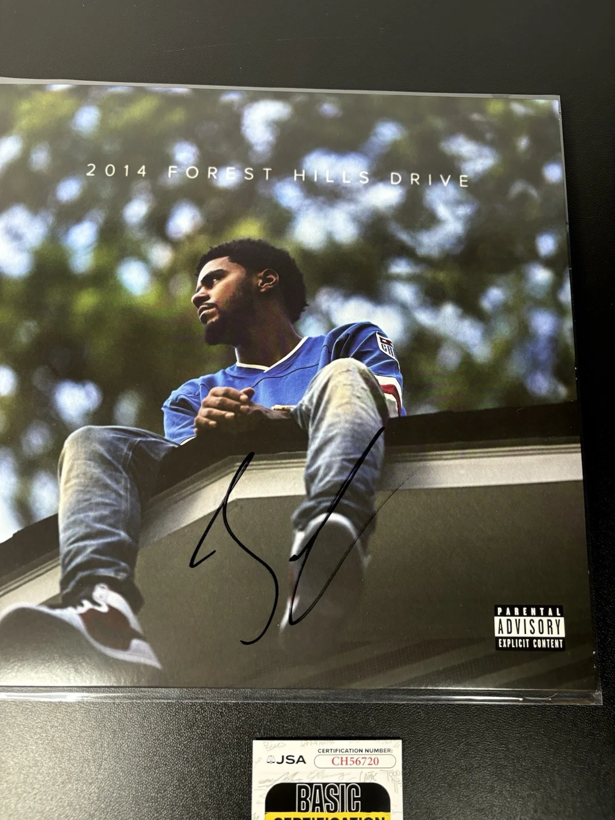 J Cole Autographed Signed 2014 Forest Hill Drive Vinyl LP JSA COA Rare, изображение 3