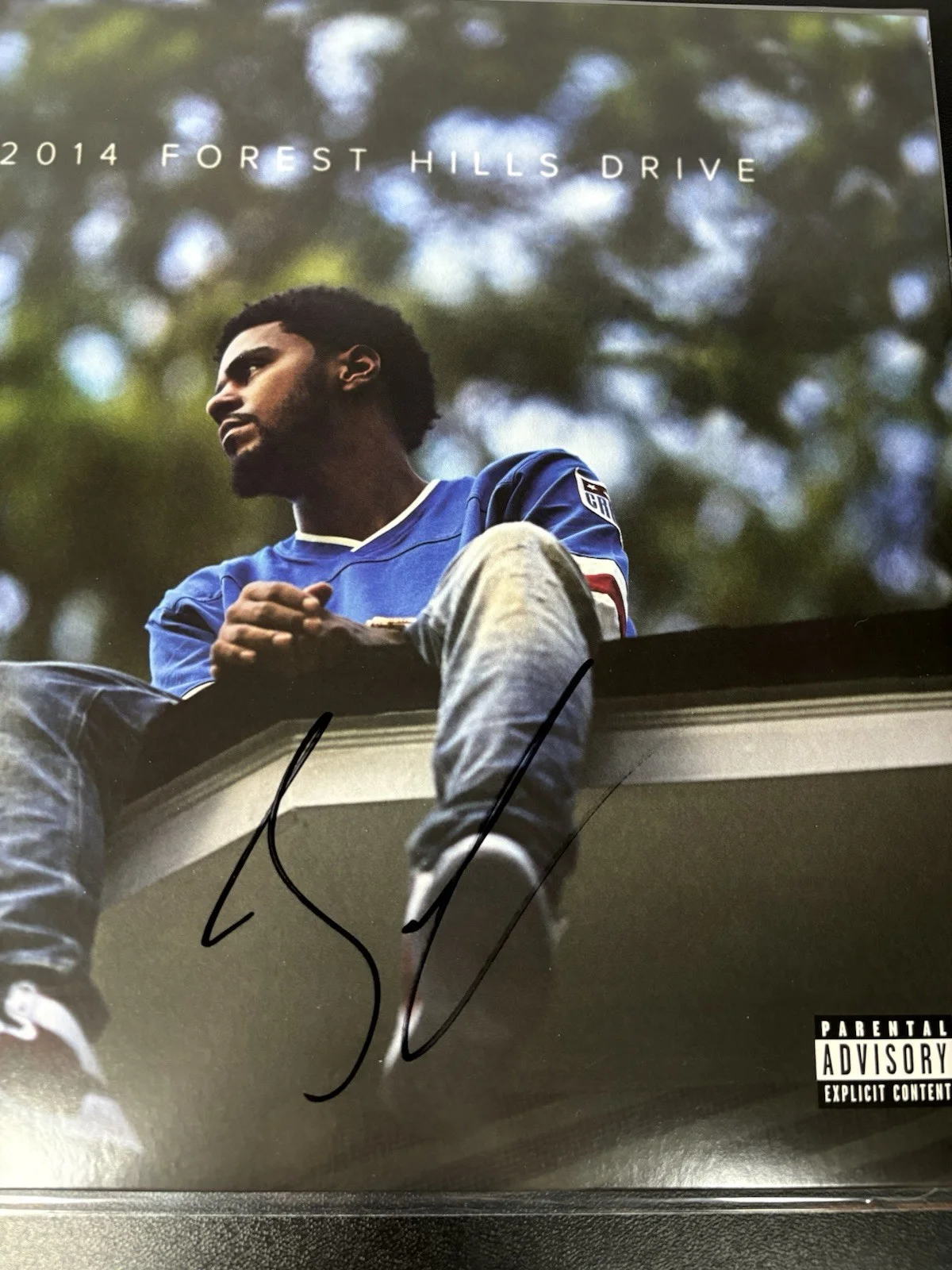 J Cole Autographed Signed 2014 Forest Hill Drive Vinyl LP JSA COA Rare, изображение 4