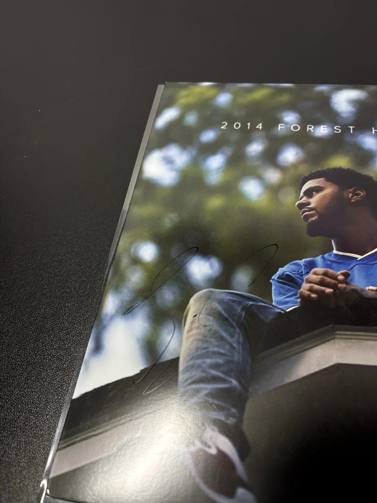 J. Cole Autographed 2014 Forest Hills Drive Vinyl Album Signed Music JSA COA, изображение 4