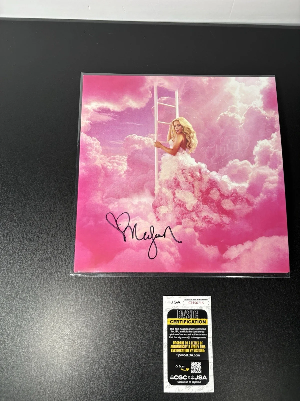 MEGAN MORONEY CLOUD 9 AUTOGRAPHED SIGNED VINYL JSA COA HOT COUNTRY MUSIC, image 3