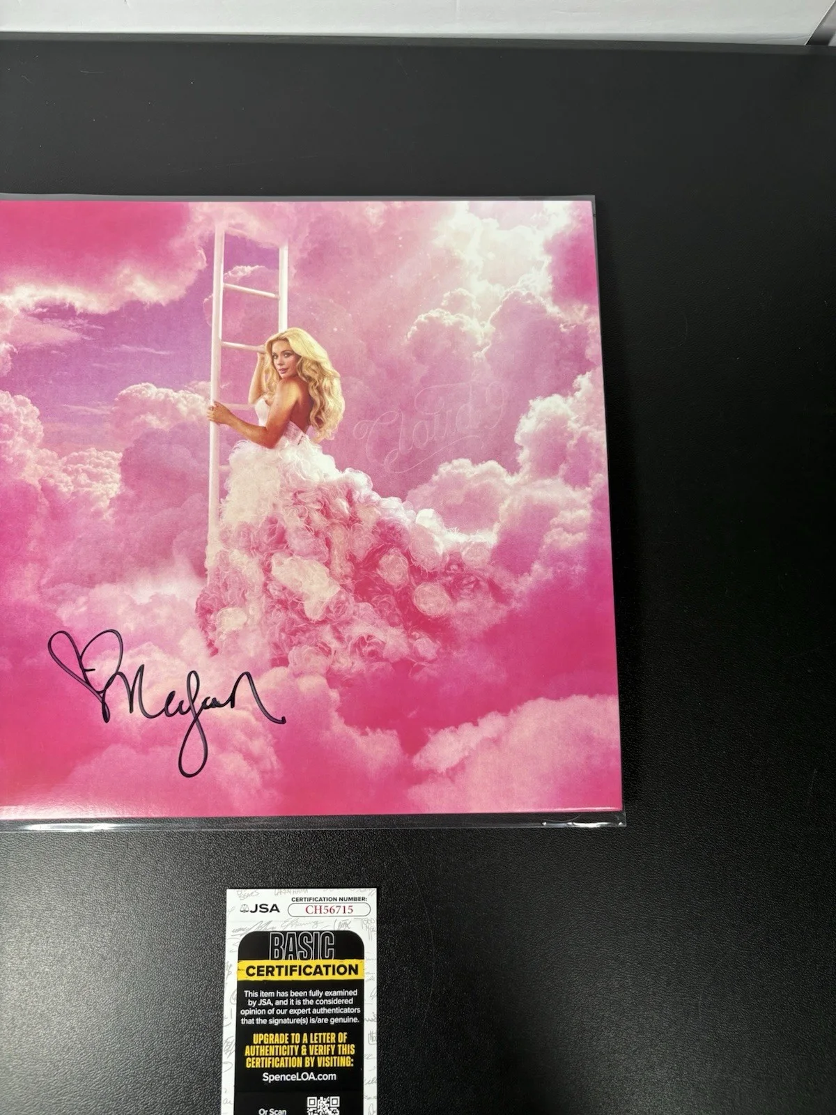 MEGAN MORONEY CLOUD 9 AUTOGRAPHED SIGNED VINYL JSA COA HOT COUNTRY MUSIC, image 4
