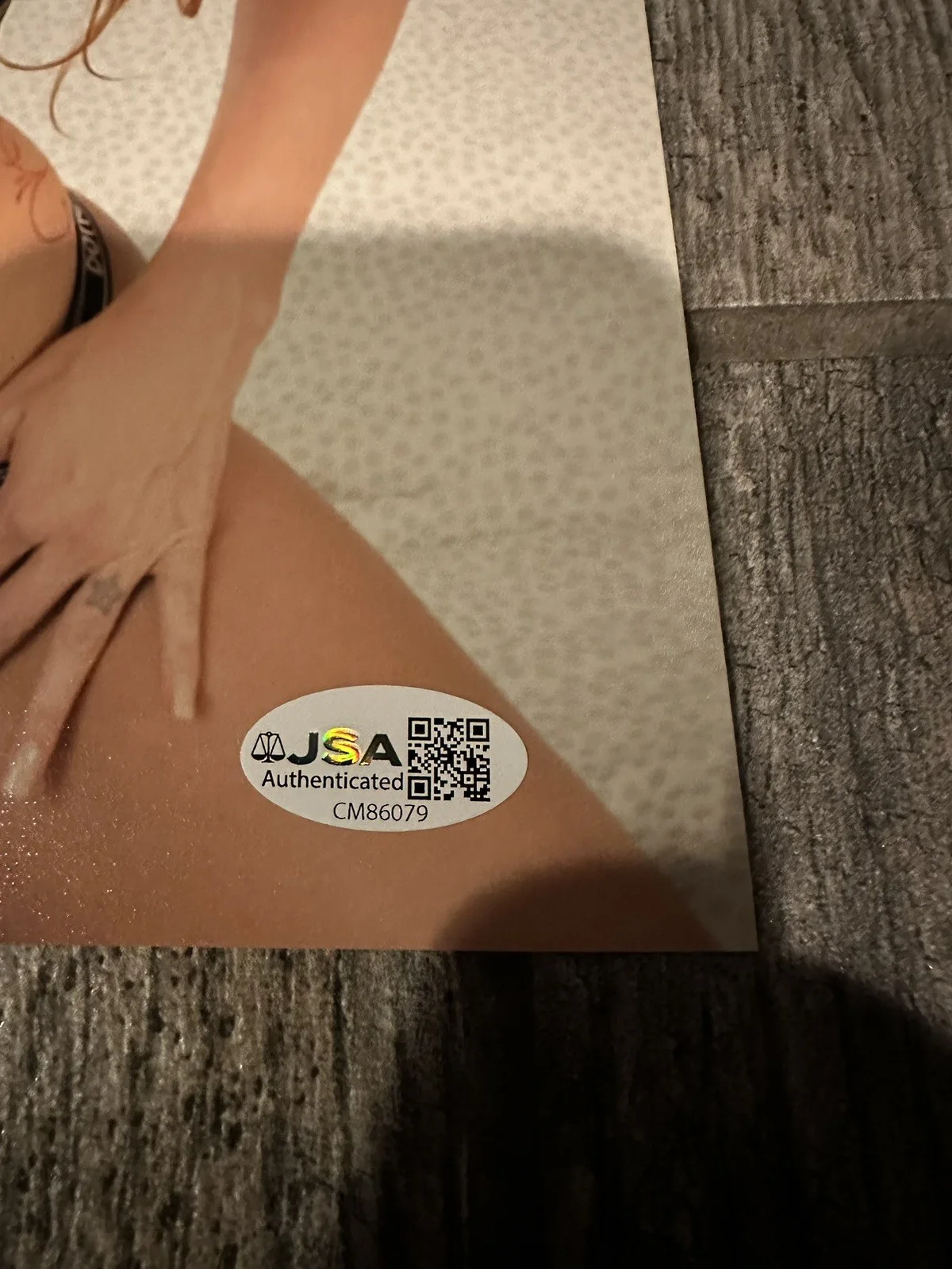 TEAGAN PRESLEY SIGNED 8X10 PHOTO STAR AUTOGRAPHED JSA COA MODEL ADULT AVN 1, image 2