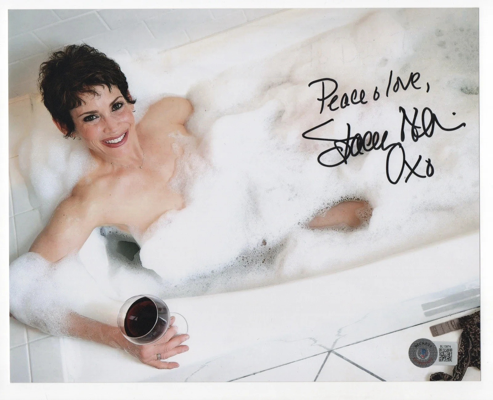 Stacey Nelkin — Stacey Nelkin autographed signed 8x10 photo Beckett BAS COA Sexy Halloween *INSR