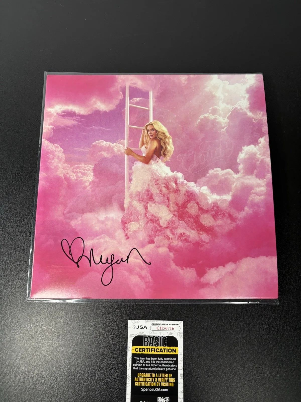 MEGAN MORONEY CLOUD 9 AUTOGRAPHED SIGNED VINYL JSA COA HOT COUNTRY MUSIC, image 3