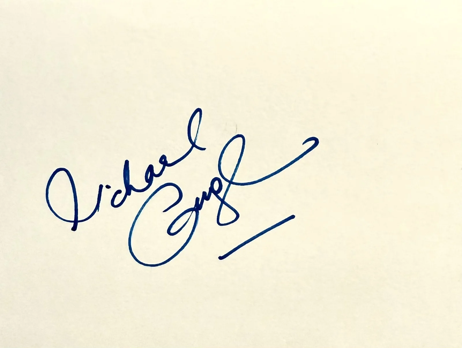 Michael Gough — MICHAEL GOUGH Signed Autographed 4" x 5" ALBUM PAGE DRACULA Trog BATMAN FOREVER, изображение 3