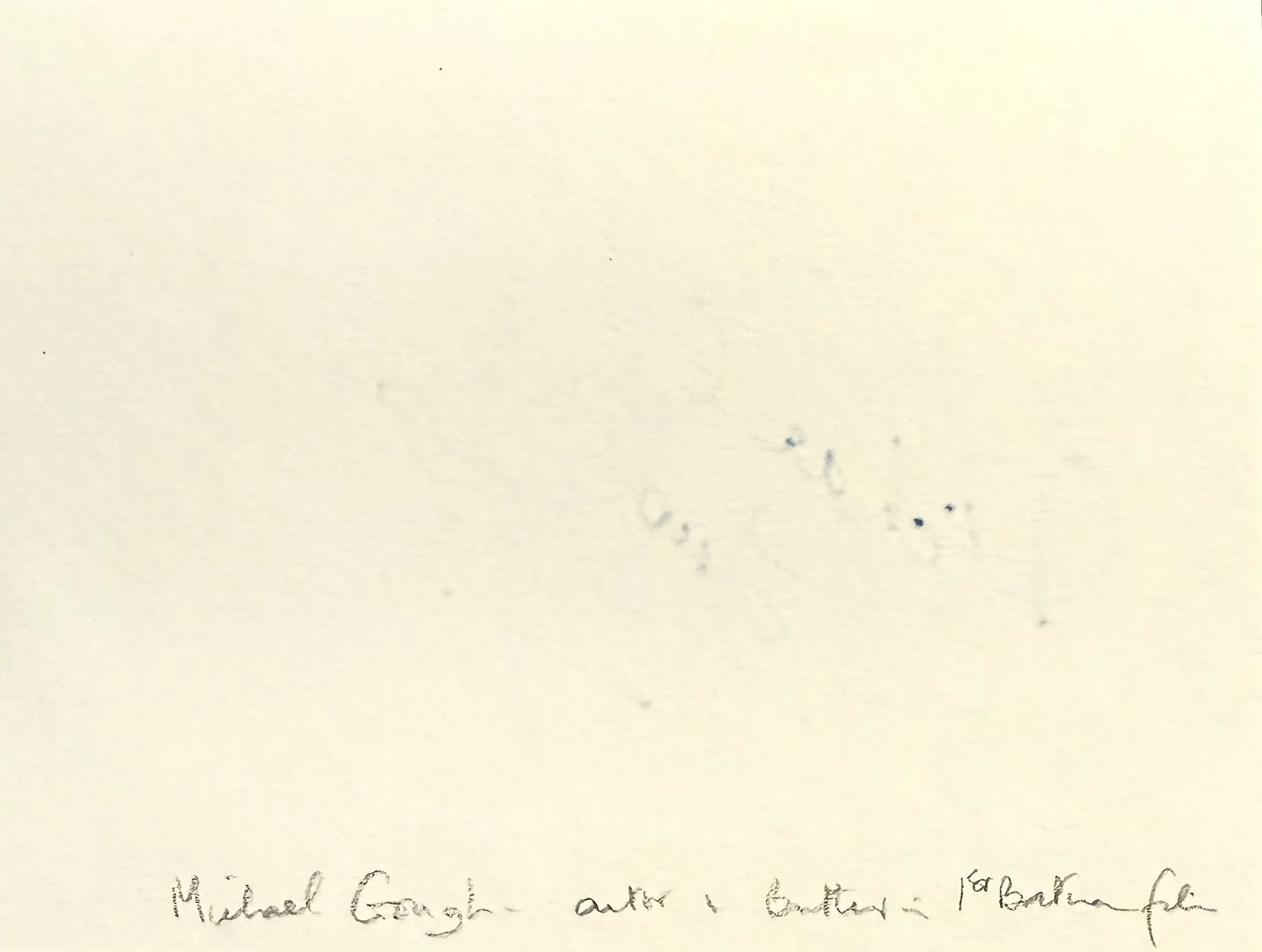 Michael Gough — MICHAEL GOUGH Signed Autographed 4" x 5" ALBUM PAGE DRACULA Trog BATMAN FOREVER, изображение 4