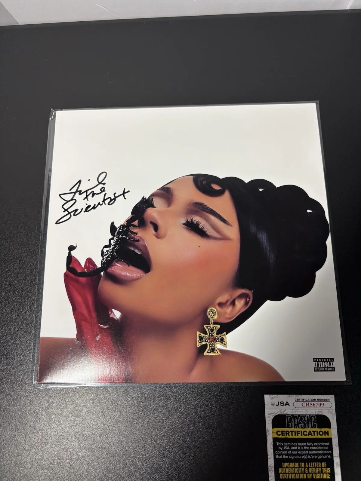 MARIAH THE SCIENTIST SIGNED BE EATEN ALIVE VINYL LP ALBUM AUTOGRAPH JSA COA HOT, изображение 2