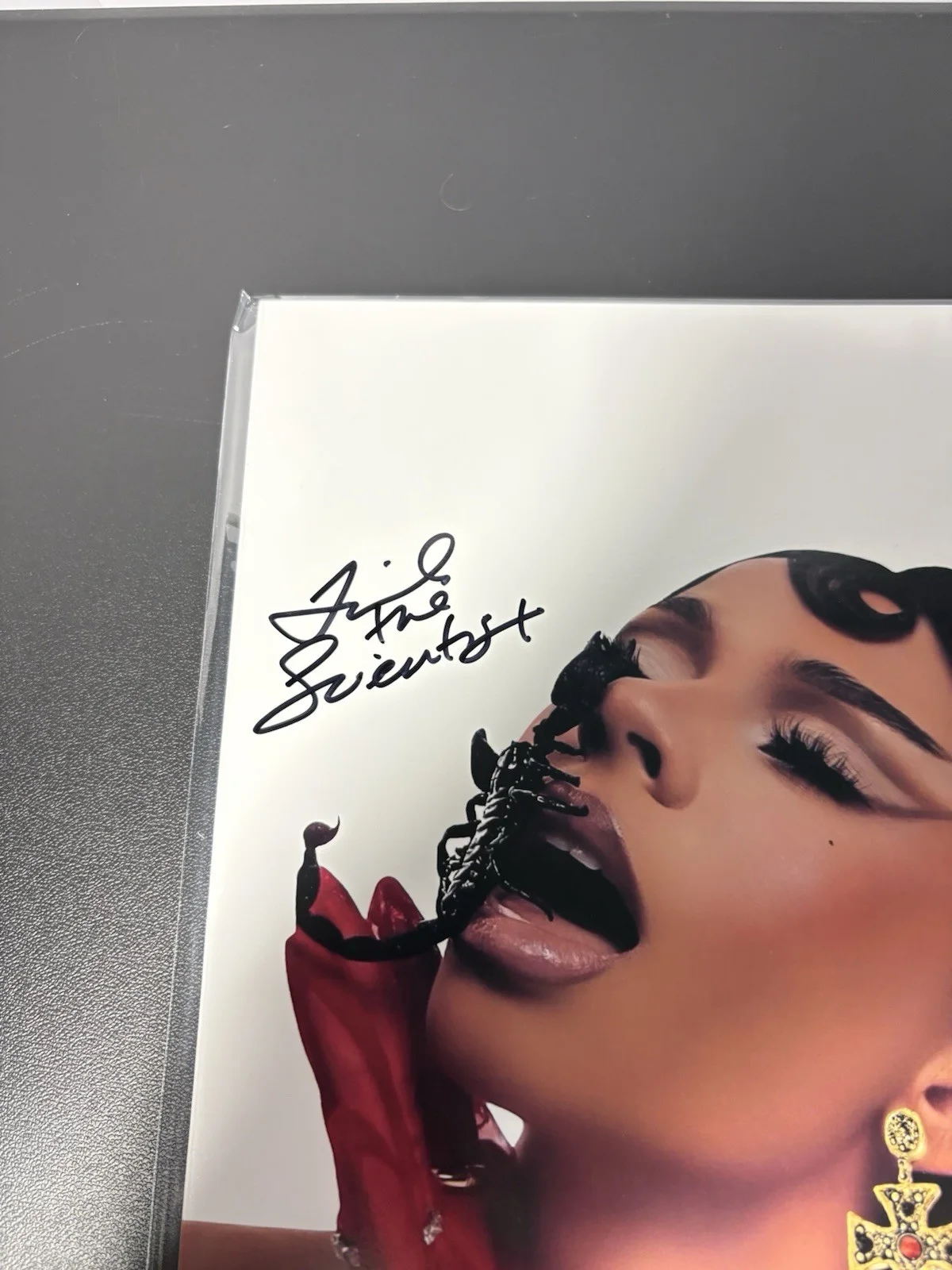 MARIAH THE SCIENTIST SIGNED BE EATEN ALIVE VINYL LP ALBUM AUTOGRAPH JSA COA HOT, изображение 5