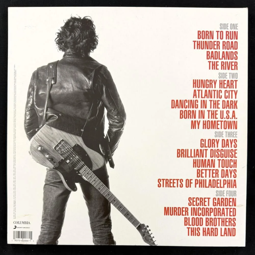 Bruce Springsteen — Bruce Springsteen Signed Autograph Album Vinyl Record - Greatest Hits w/ JSA COA, image 2