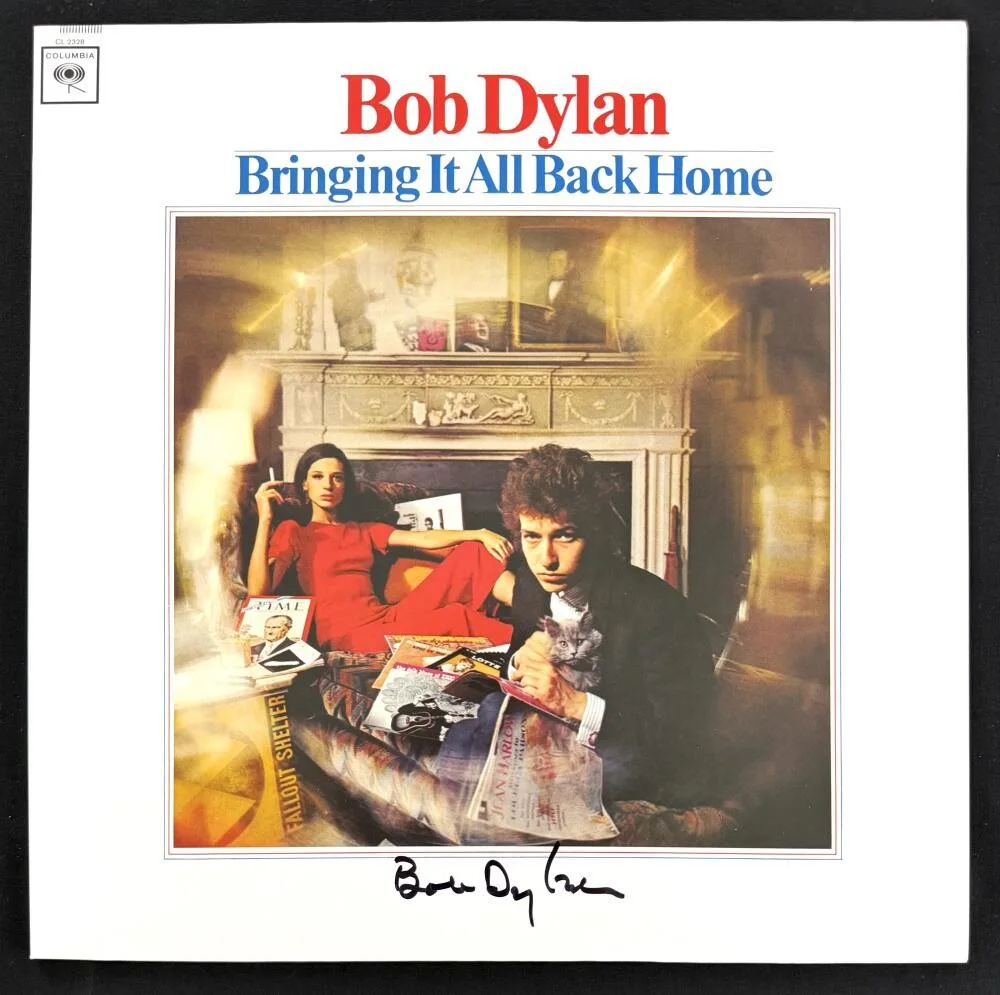Bob Dylan — Bob Dylan Signed Autograph Album Vinyl Record LP w/ Manager Jeff Rosen & JSA COA