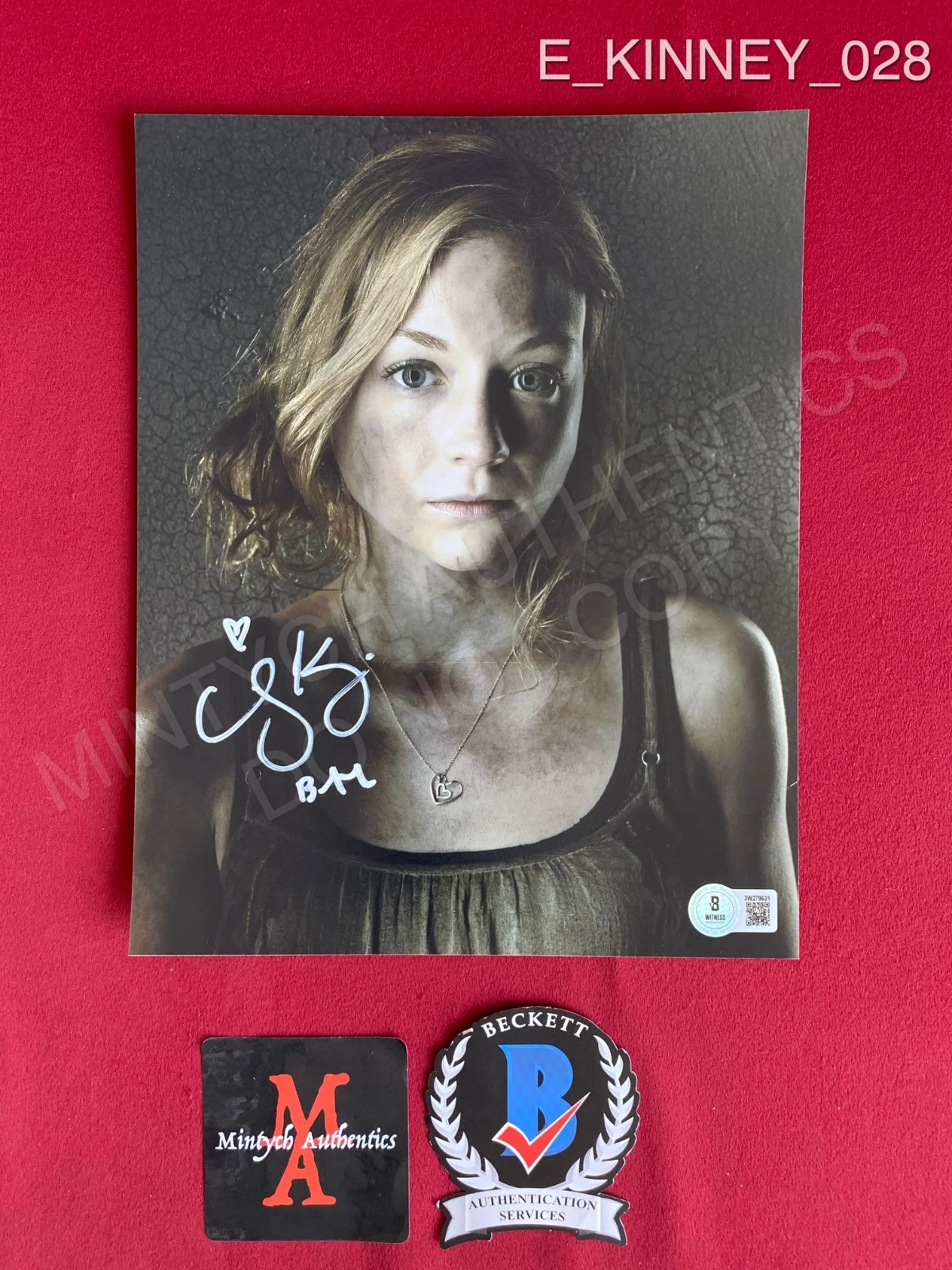 The Walking Dead — Emily Kinney The Walking Dead autographed signed 8x10 photo Beckett COA