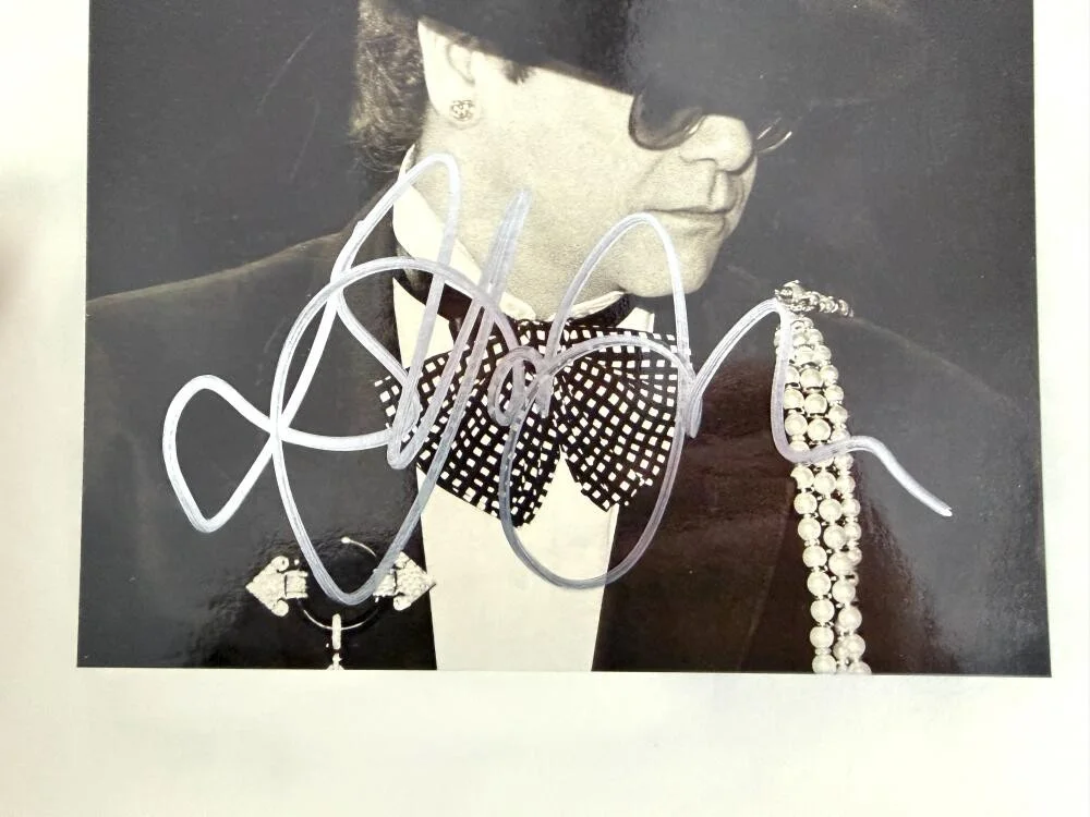 Elton John — Elton John Signed Autograph Album Vinyl Record LP - Fire on Ice w/ JSA COA, image 2