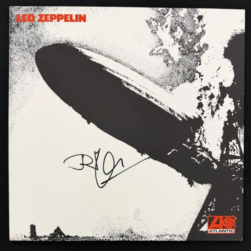 Robert Plant — Robert Plant Led Zeppelin Signed Autograph Album Vinyl Record LP w/ JSA COA
