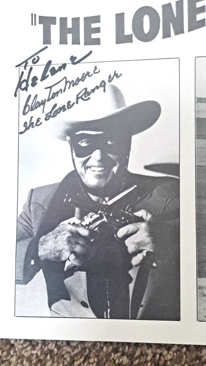 CLAYTON MOORE — CLAYTON MOORE Lone Ranger Autographed 8 X 10 Photo Signed Publicity Event Photo, image 3