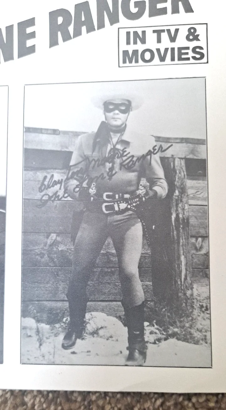 CLAYTON MOORE — CLAYTON MOORE Lone Ranger Autographed 8 X 10 Photo Signed Publicity Event Photo, image 4