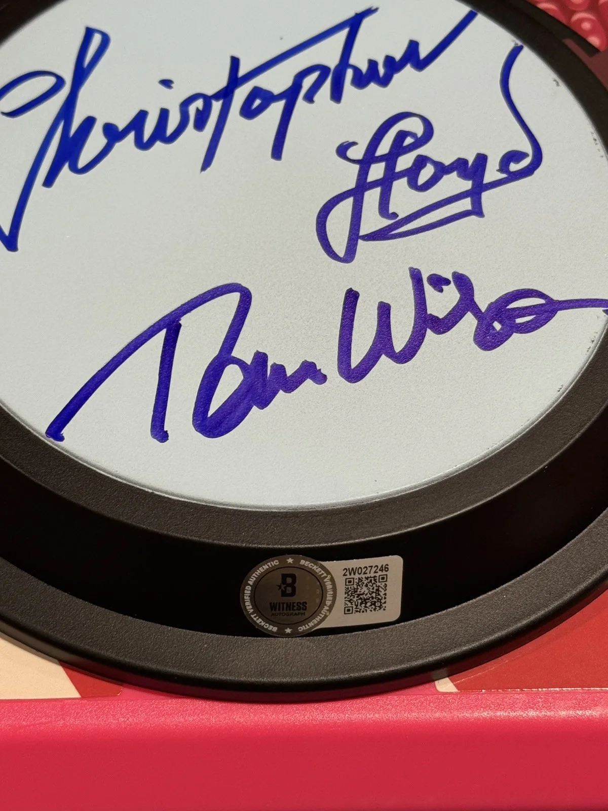 MICHAEL J FOX — Back to the Future Cast Signed Hoverboard Michael J Fox Lloyd +2 Beckett Witness, image 5