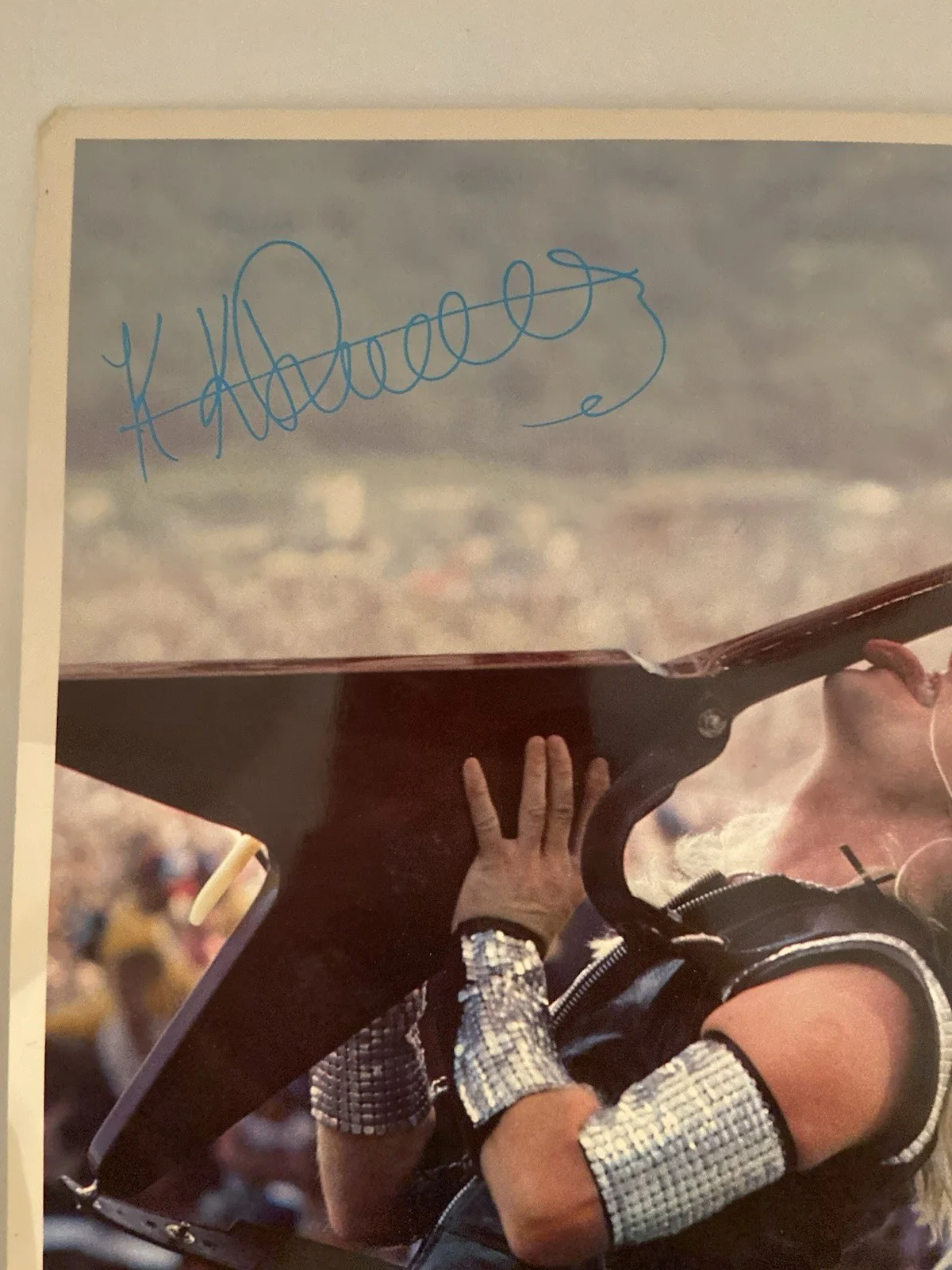 KK Downing autographed signed 8x10 photo Beckett COA Judas Priest K.K., изображение 2